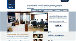 Desktop Screenshot of madison-india.com